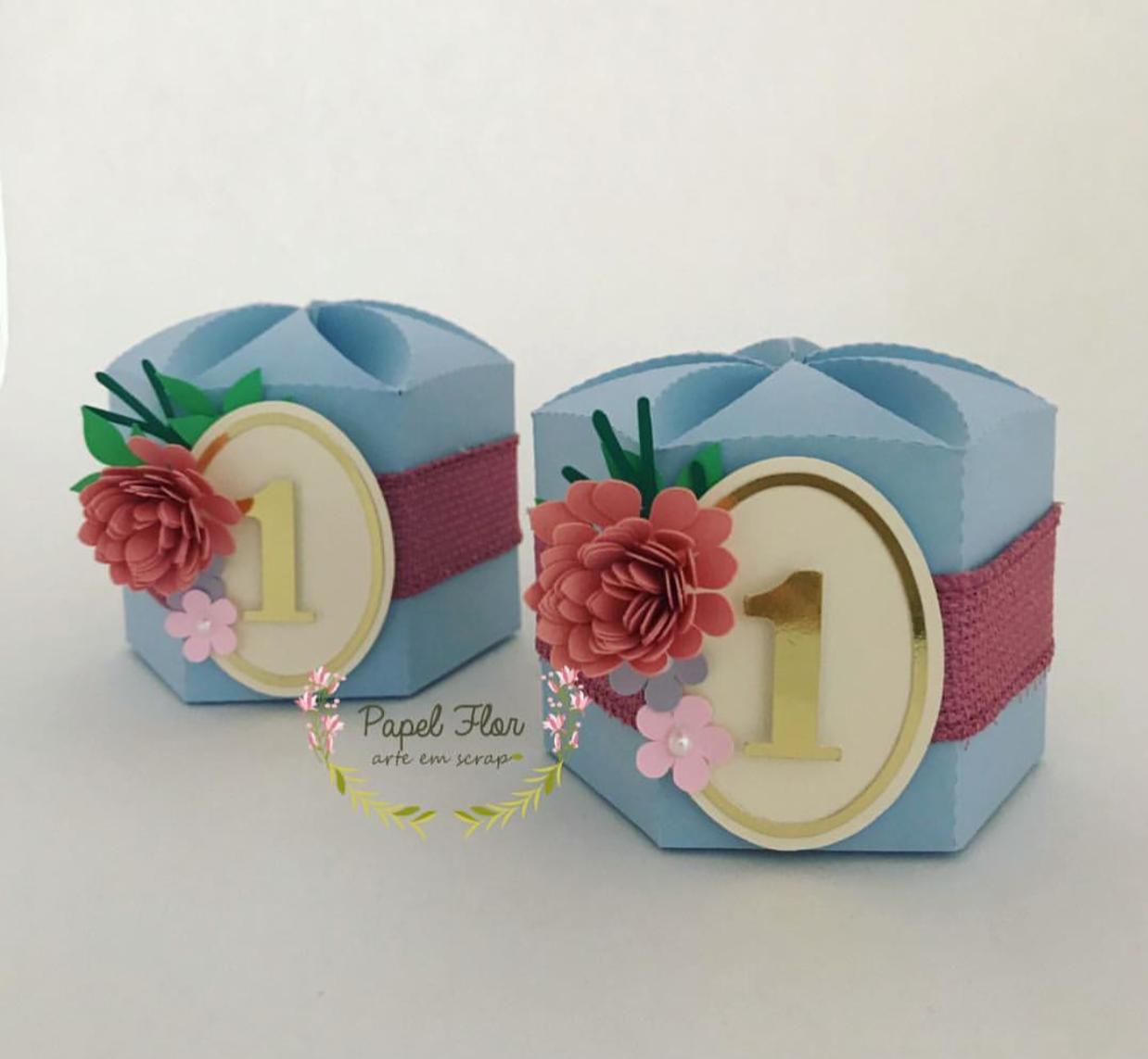 Caixa sextavada frame - Jardim