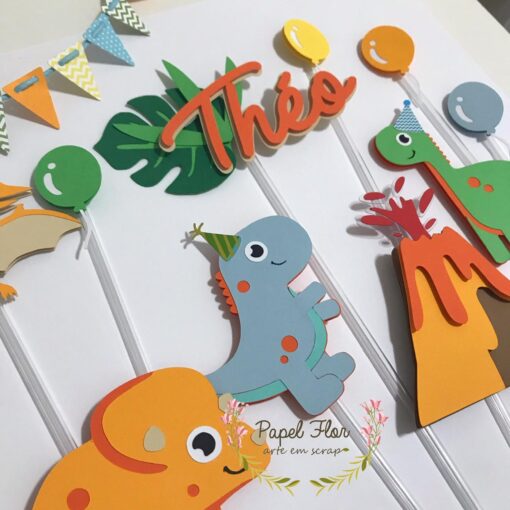 Kit topper - Baby Dino - Imagem 3