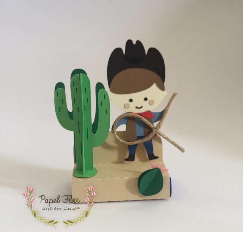 Porta chocolate duplo Cowboy velho oeste