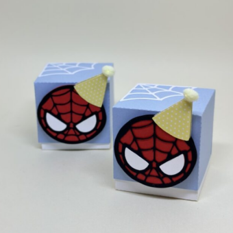 Caixa Homem Aranha Cute 5x5 _PF