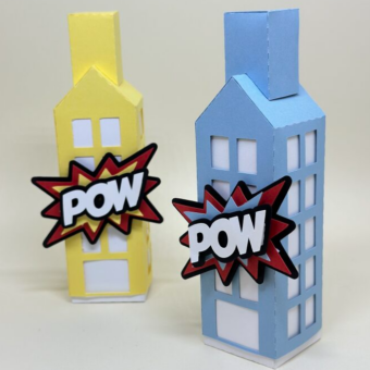 Caixa Prédio Super Herói Homem Aranha _ PF