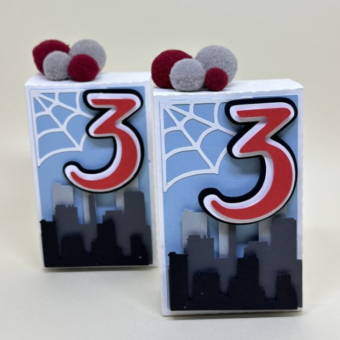 Caixa Super Herói Homem Aranha prédios_ PF