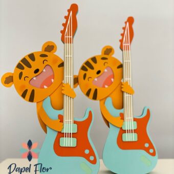 Caixa Guitarra Tigre_ animais músicos PF