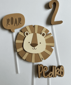 Topper para bolo leãozinho_PF