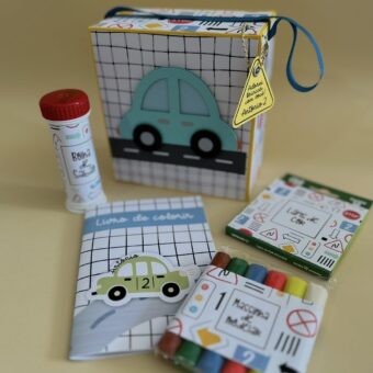 Caixa lembrança tema carrinho_ PF